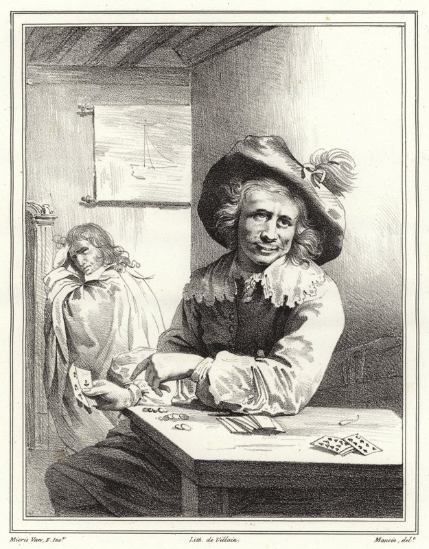 The Card Player by Frans van Mieris