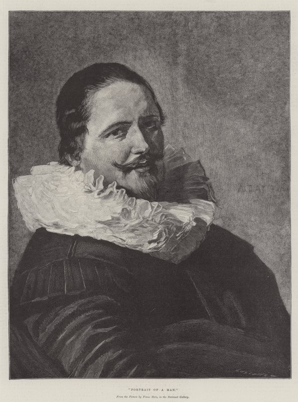 Portrait of a Man by Frans Hals