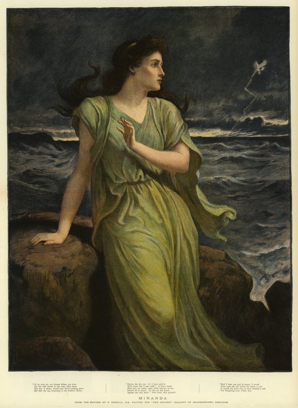 Miranda by Frederick Goodall