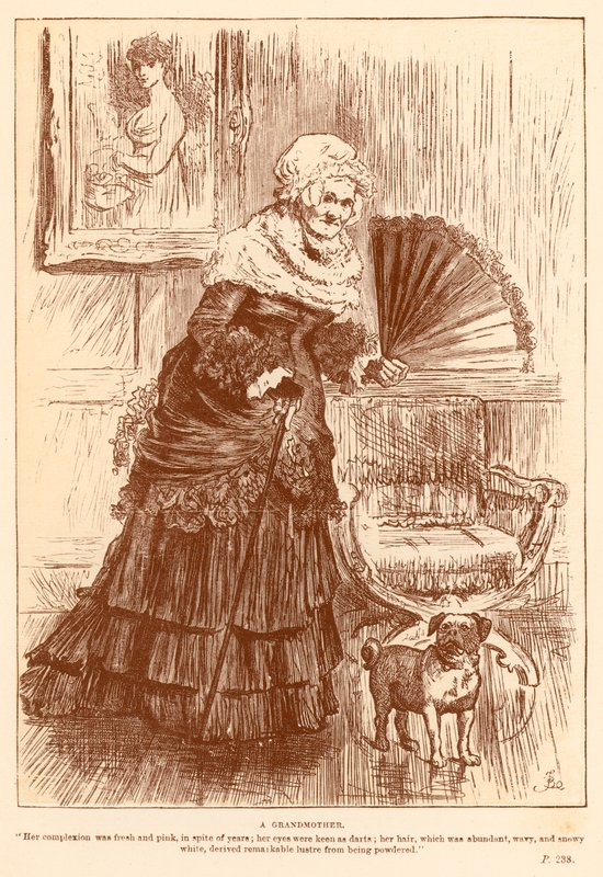 A Grandmother by Frederick Barnard