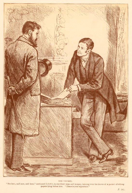 The Usurer by Frederick Barnard