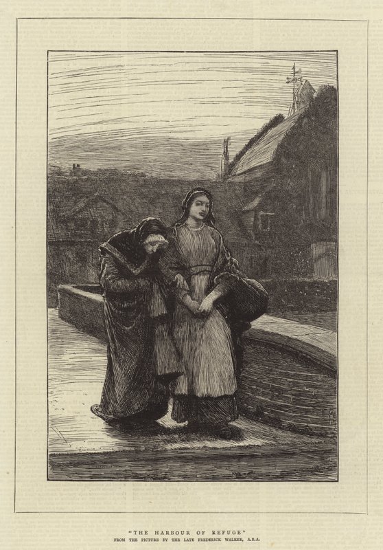 The Harbour of Refuge by Frederick Walker