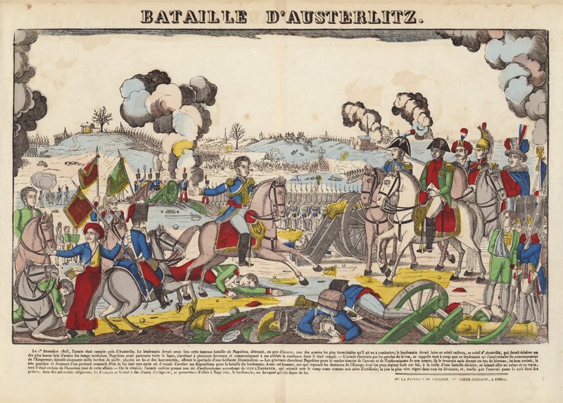 Battle of Austerlitz by French School