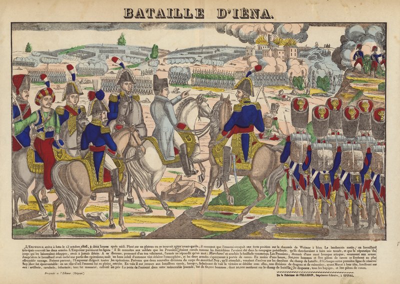 Battle of Jena by French School