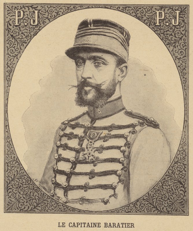 Capitain Baratier by French School