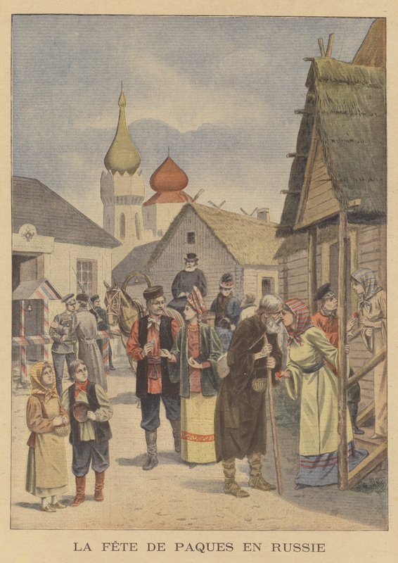 Easter in Russia by French School