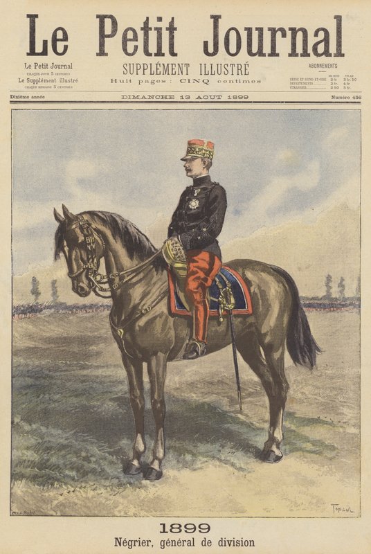 General Negrier by French School