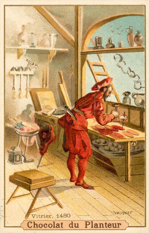 Glazier, 1480 by French School
