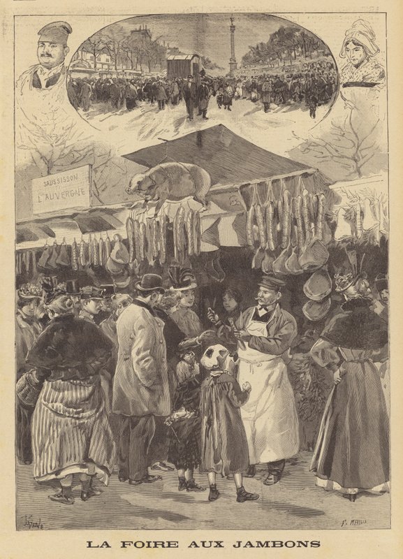 Ham fair by French School
