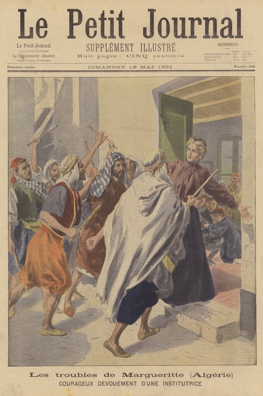 Revolt in Algeria by French School