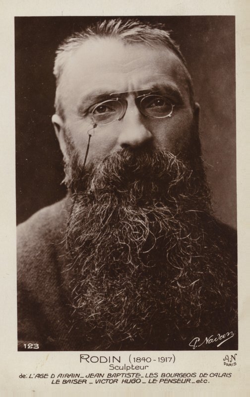 Auguste Rodin by French Photographer