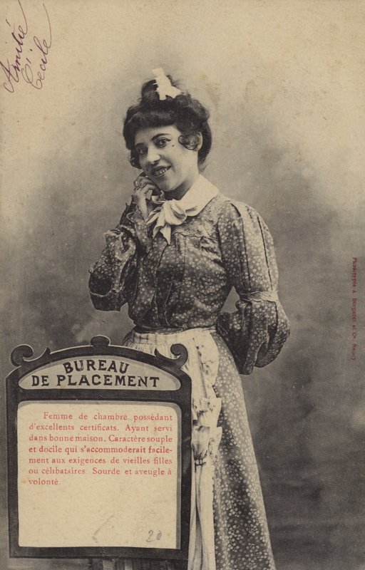 Chambermaid, for Hire by French Photographer
