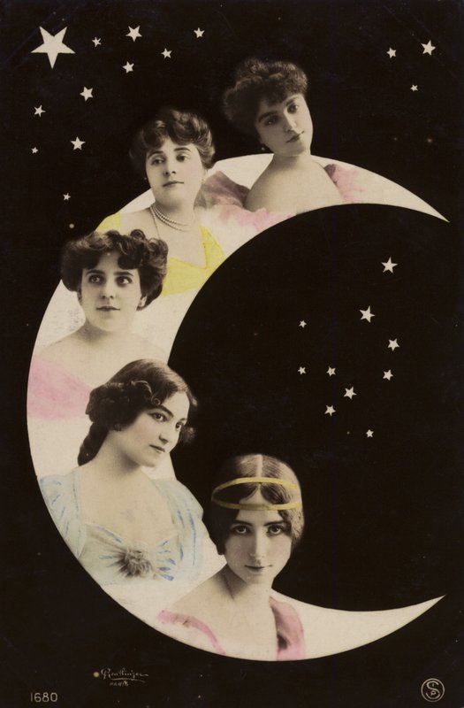 Girls on moon by French Photographer