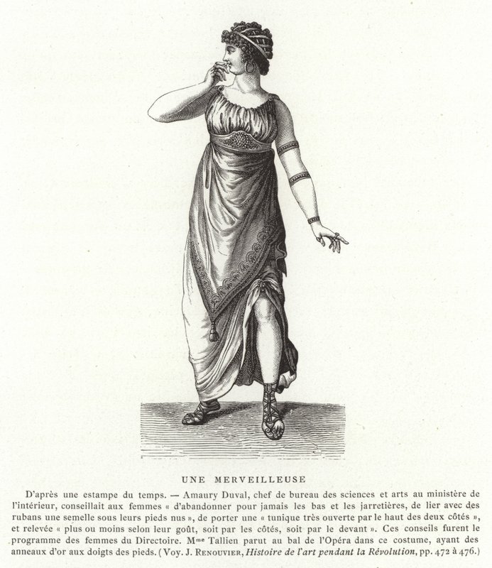 A Merveilleuse by French School