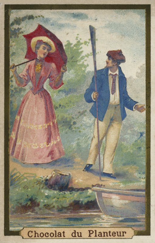 A boat trip by French School