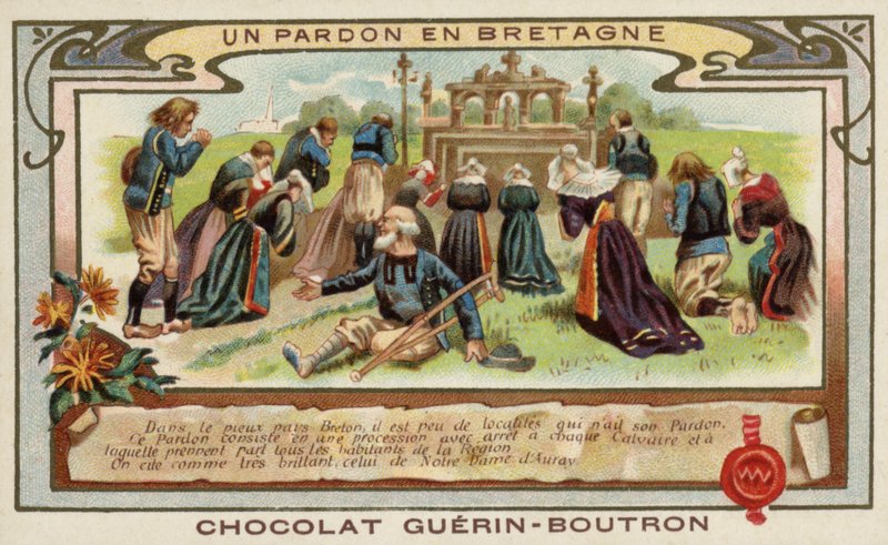 A pardon in Brittany by French School