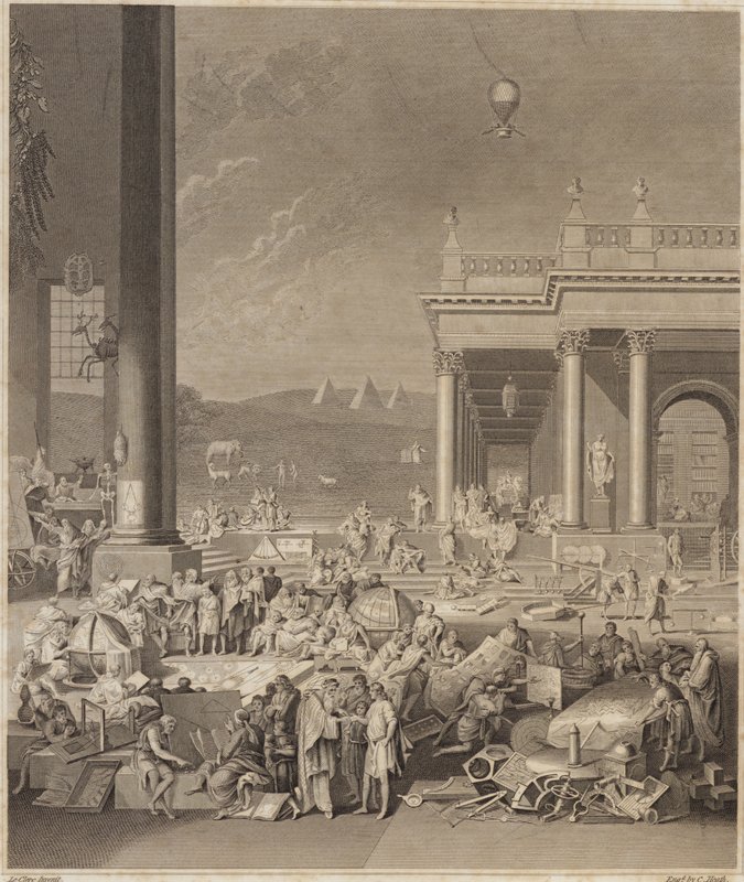 A Scene for the Encyclopaedia Britannica by French School