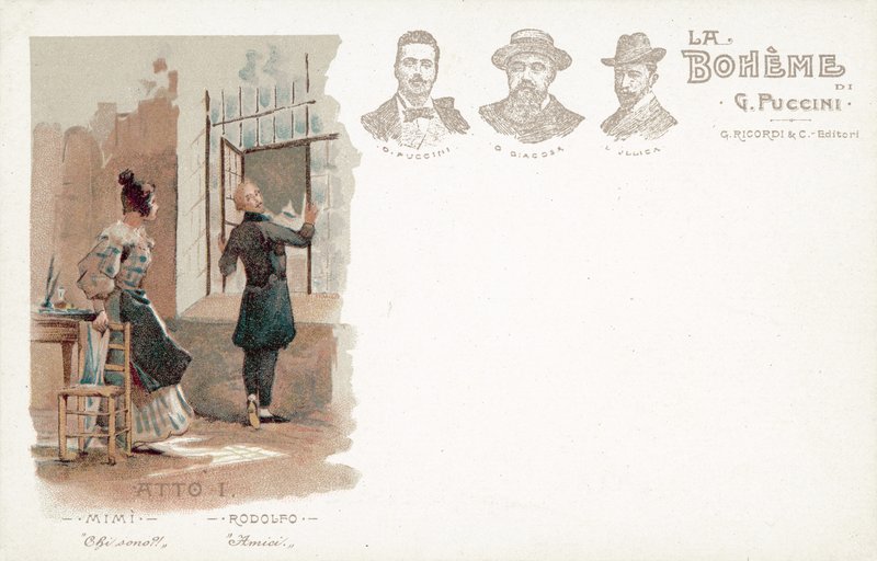 Act One, La Boheme by French School