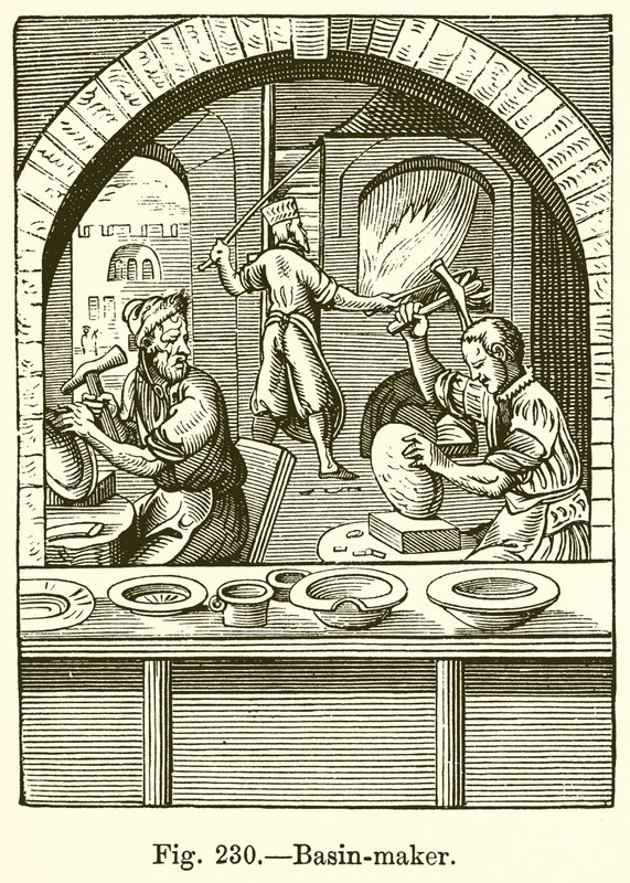 Basin Maker by French School