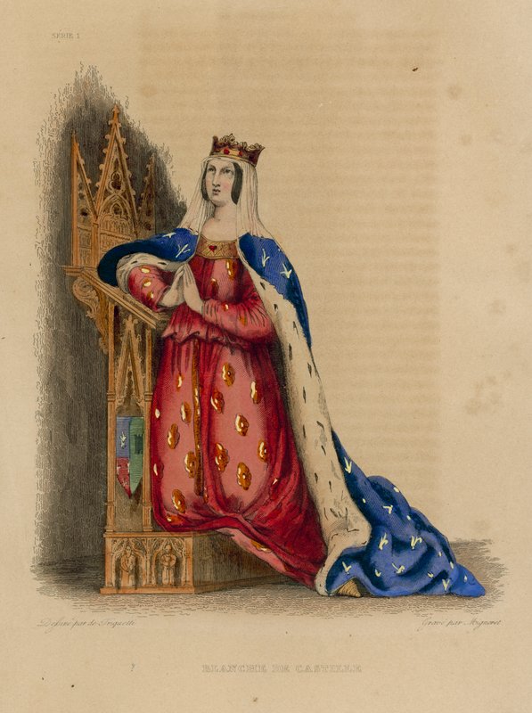Blanche de Castille by French School