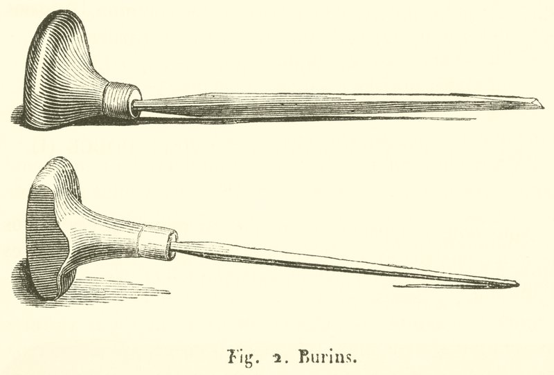 Burins (engraving) by French School