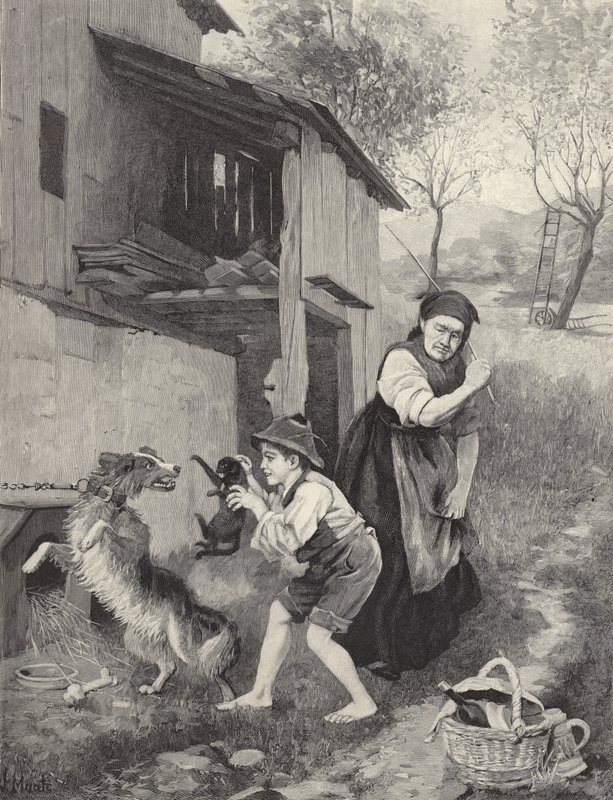 Caught in the Act by French School