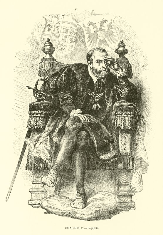 Charles V by French School