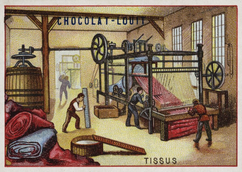 Cloth manufacturing by French School