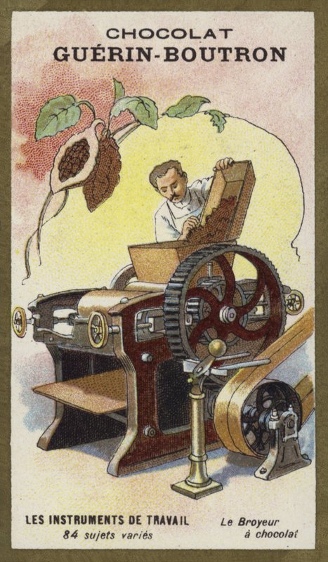 Cocoa Grinder by French School