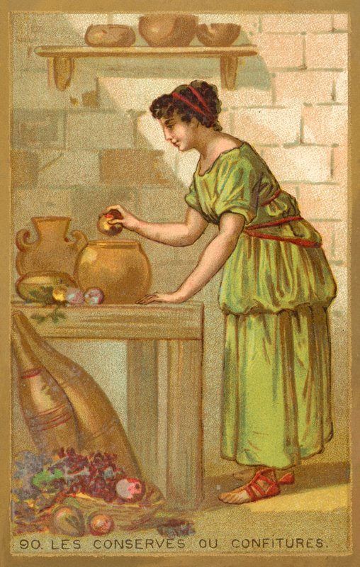 Conserves or jams by French School