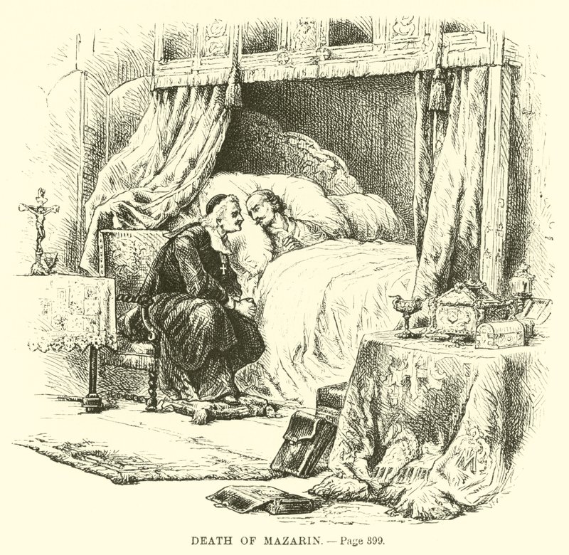Death of Mazarin by French School