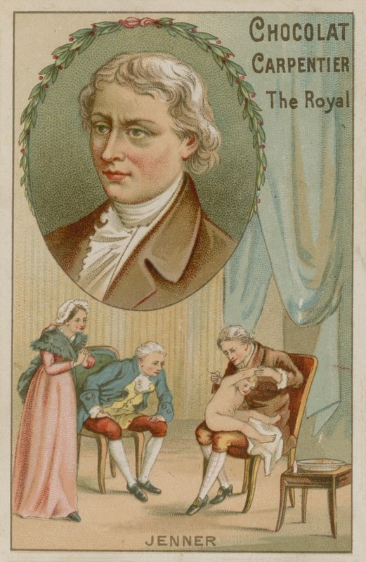 Edward Jenner by French School