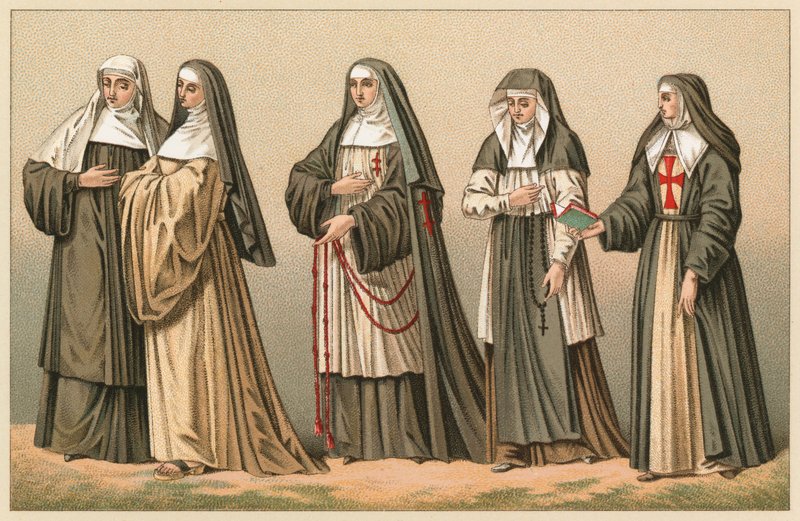 France Costume by French School