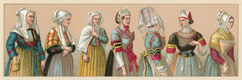 France Costume by French School