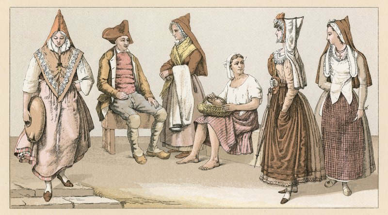 France Costume by French School