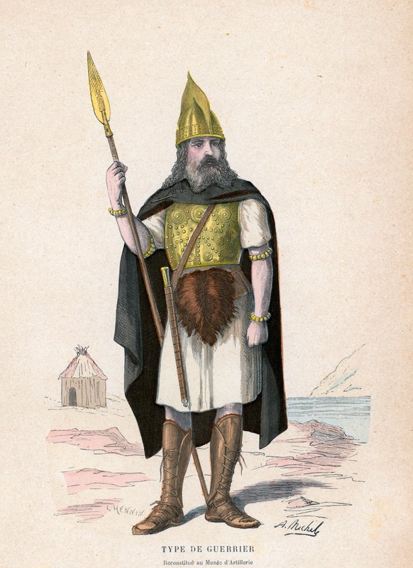 Gallic Warrior by French School