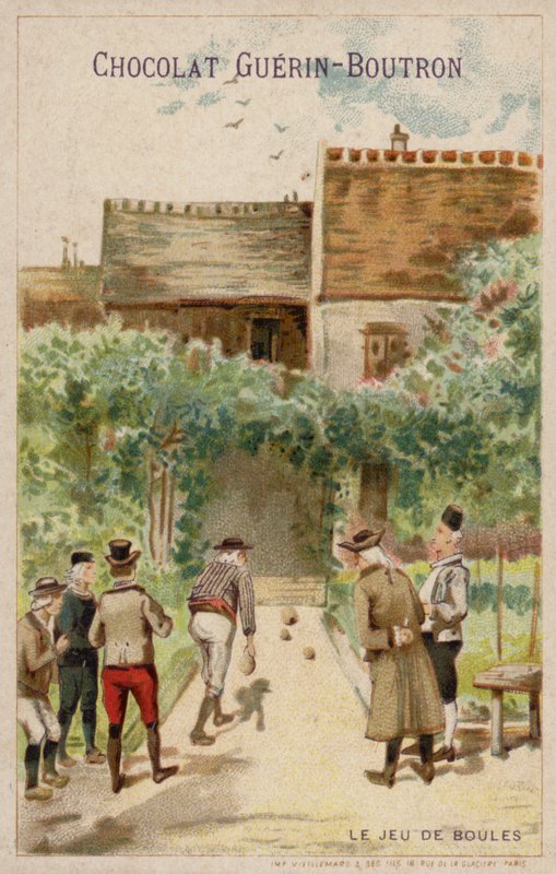 Game of boules by French School