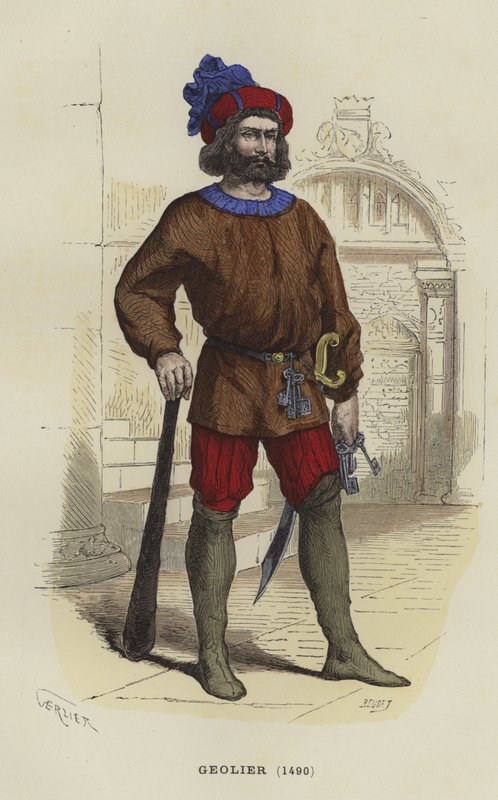 Gaoler, 1490 by French School