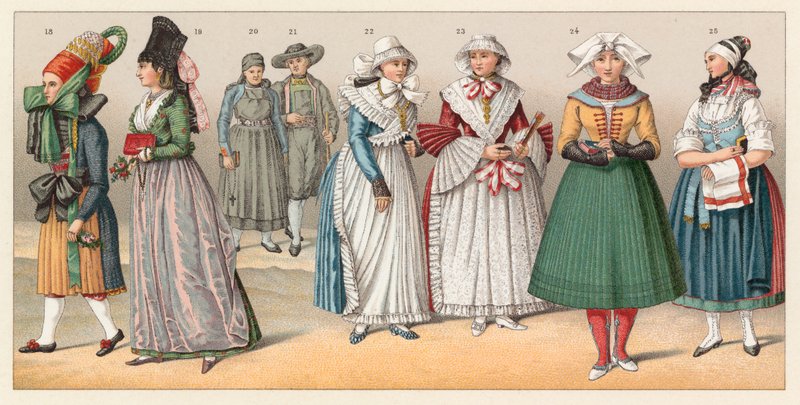 German Costume by French School