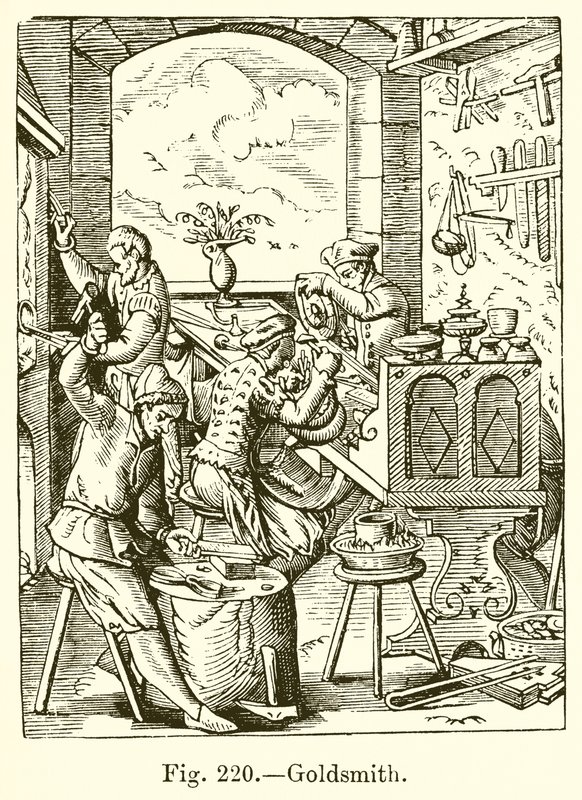 Goldsmith by French School