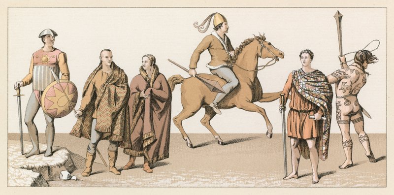 Great-Britain Costume by French School