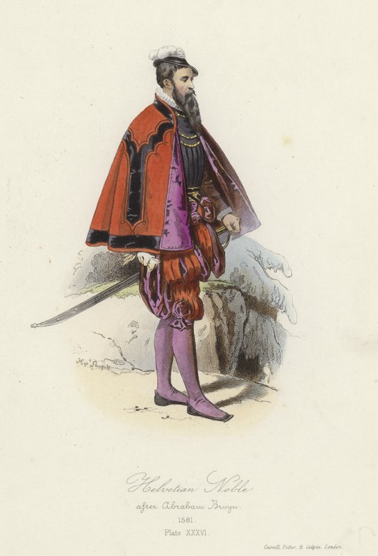 Helvetian noble by French School