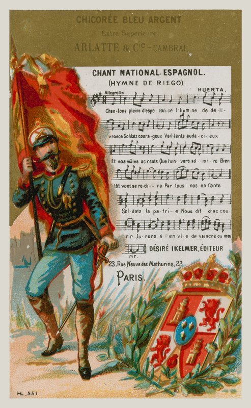 Hymn of Riego by French School