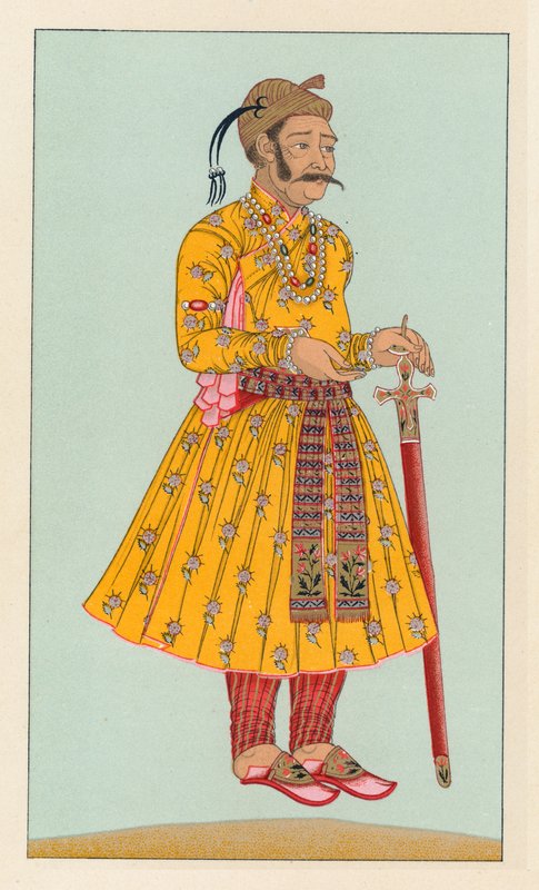 India Costume by French School