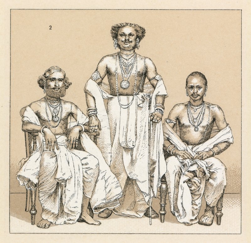India Costume by French School