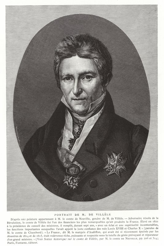 Jean-Baptiste de Villele by French School