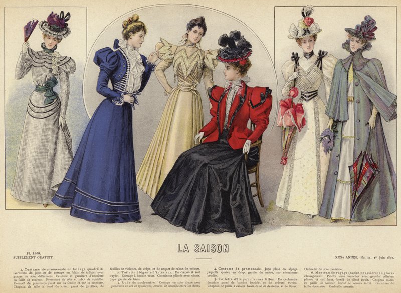 The Season Fashions by French School