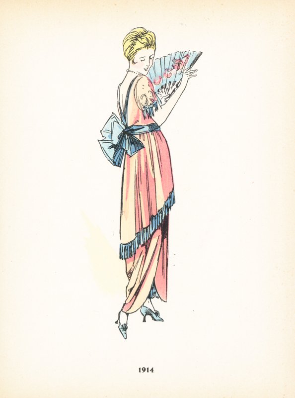 Ladies fashion, 1914 by French School