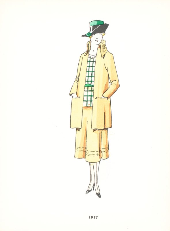 Ladies fashion, 1917 by French School
