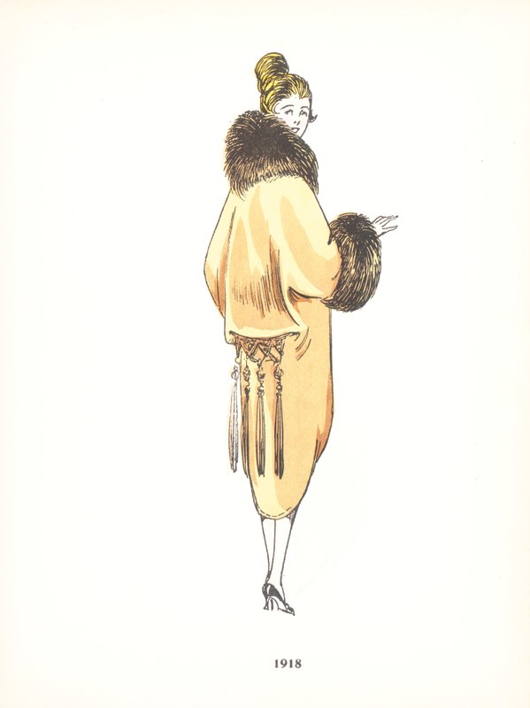 Ladies fashion, 1918 by French School